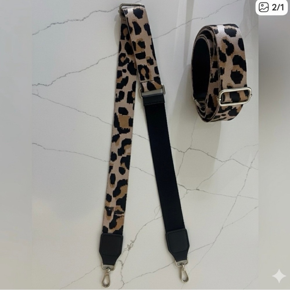 Leopard Print Adjustable Strap
